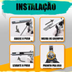 Alicate para Cerca e Gaiola com Grampeador Automático + 600 Grampos