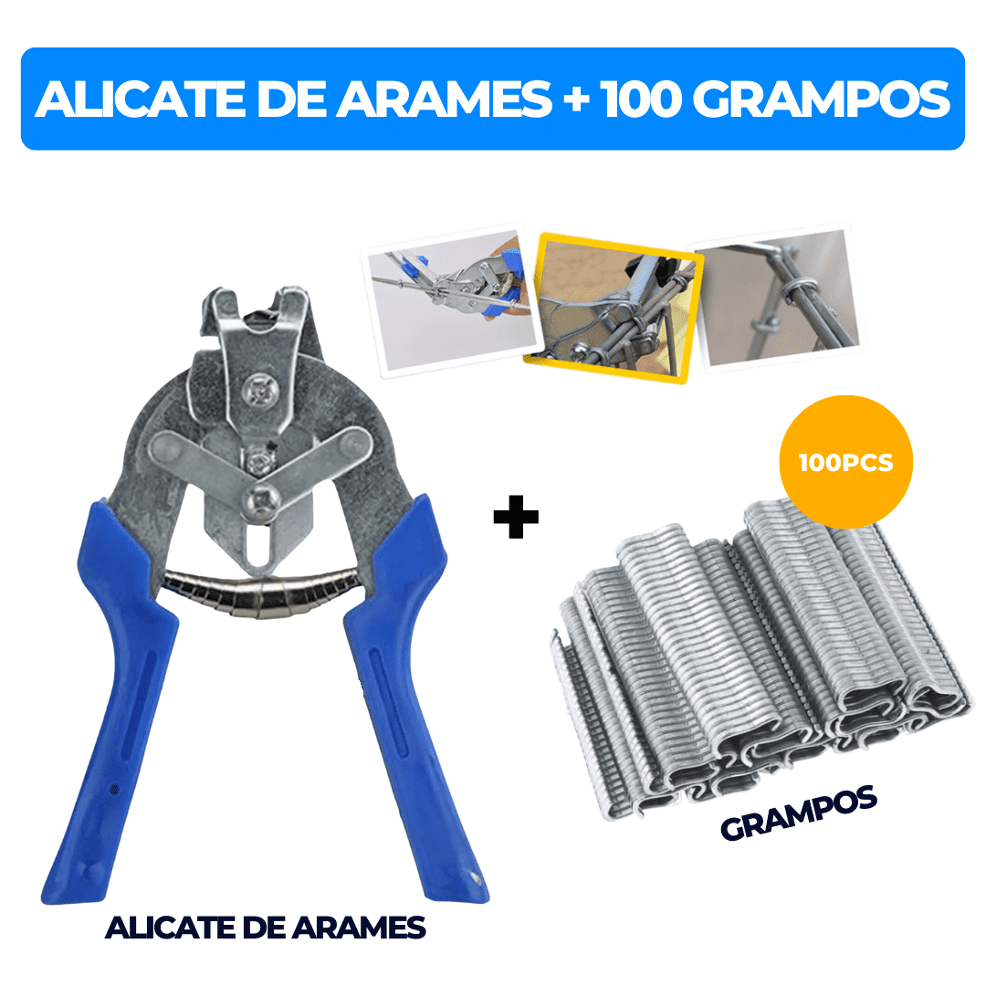 Alicate De Arames + 100 grampos