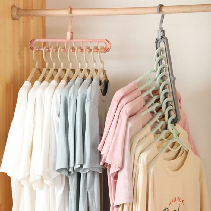 Cabide Mágico Organizador 9 em 1 para Guarda-Roupa