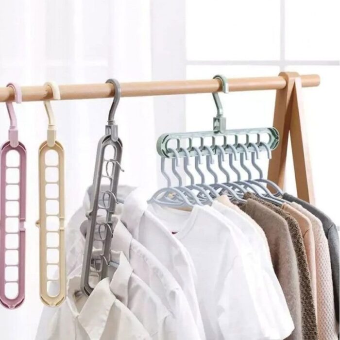 Cabide Mágico Organizador 9 em 1 para Guarda-Roupa