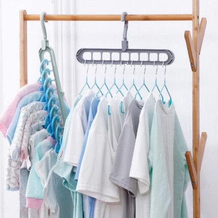Cabide Mágico Organizador 9 em 1 para Guarda-Roupa