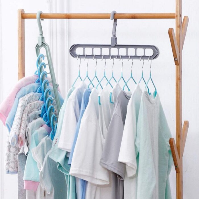 Cabide Mágico Organizador 9 em 1 para Guarda-Roupa