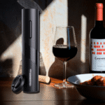 Abridor de Vinho Elétrico 4 em 1 com Saca-Rolhas Automático