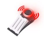 Alarme de Porta Portátil com Travador e Sensor de Pressão 120dB