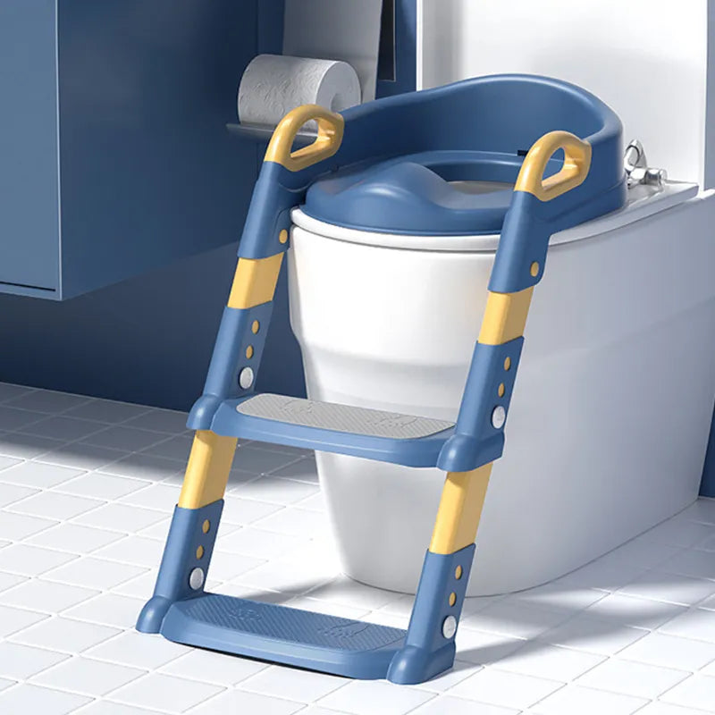 Assento Redutor com Escada para Vaso Sanitário Infantil Dobrável