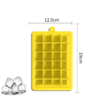 Forma de Gelo de Silicone para Cubos Grandes de Gelo