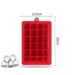 Forma de Gelo de Silicone para Cubos Grandes de Gelo