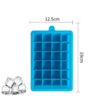 Forma de Gelo de Silicone para Cubos Grandes de Gelo