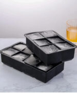Forma de Gelo de Silicone para Cubos Grandes de Gelo