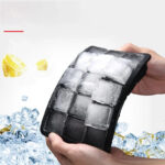 Forma de Gelo de Silicone para Cubos Grandes de Gelo