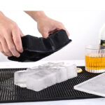 Forma de Gelo de Silicone para Cubos Grandes de Gelo
