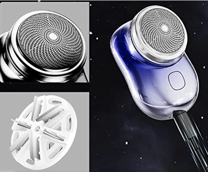 Barbeador Elétrico USB à Prova d'Água Mini Shaver Portátil de Bolso
