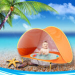 Barraca de Praia para Bebê com Piscina e Proteção Solar UV 50