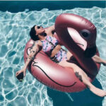 Boia Gigante de Flamingo para Piscina