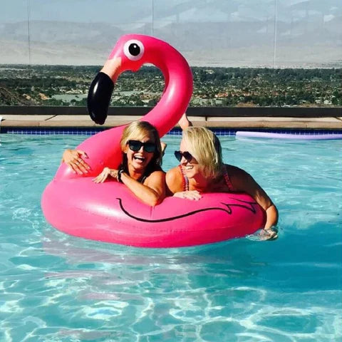 Boia Gigante de Flamingo para Piscina