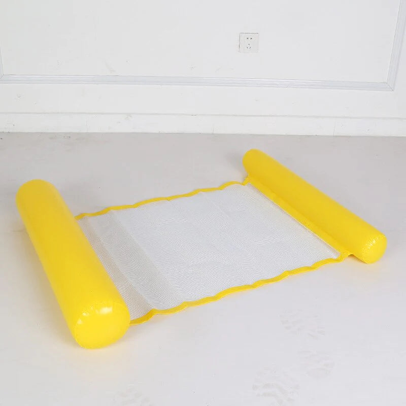 Boia Flutuante com Rede para Piscina Cadeira e Colchão 2 em 1
