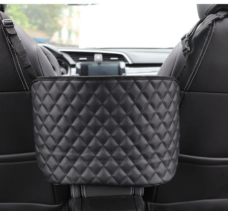 Organizador de Carro para Entre os Bancos - Porta Bolsa e Barreira Pet