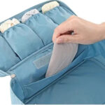 Necessaire Organizadora para Lingerie e Roupas Íntimas de Viagem