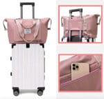 Bolsa de Viagem Expansível e Impermeável com Encaixe para Mala