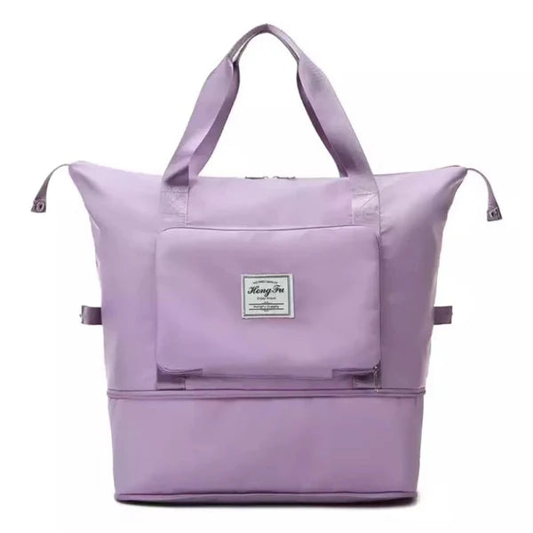 Bolsa de Viagem Expansível e Impermeável com Encaixe para Mala