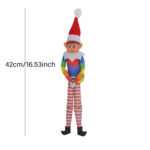 Boneco Elfo de Natal Decorativo Enfeite para Árvore e Prateleira