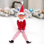 Boneco Elfo de Natal Decorativo Enfeite para Árvore e Prateleira