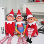 Boneco Elfo de Natal Decorativo Enfeite para Árvore e Prateleira