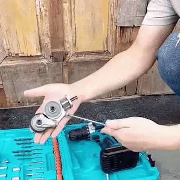 Adaptador de Corte para Furadeira - Tesoura Elétrica para Chapas de Metal