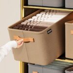 Kit 3 Caixas Organizadoras Dobráveis para Roupas e Cobertores