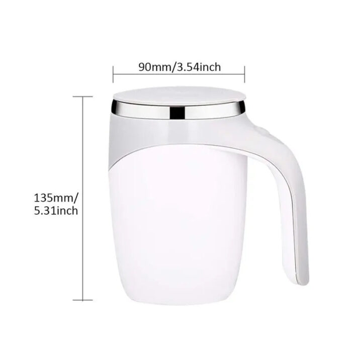 Caneca Mixer Magnética Automática Recarregável USB 400ml
