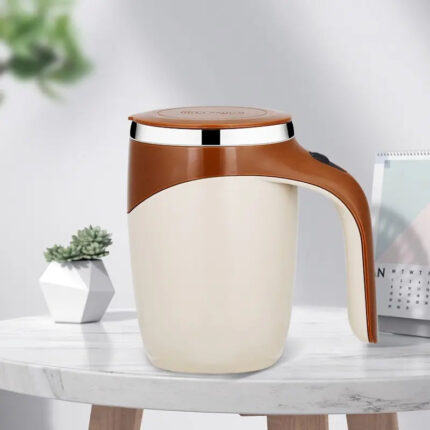Caneca Mixer Magnética Automática Recarregável USB 400ml