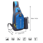 Bolsa Transversal Unissex Impermeável