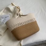 Bolsa de Ombro Feminina em Couro PU com Alça Larga