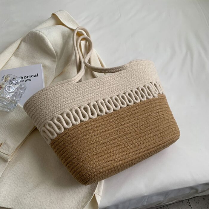 Bolsa de Ombro Feminina em Couro PU com Alça Larga