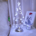Luminária Árvore de Natal Decorativa de Mesa com Luz de LED