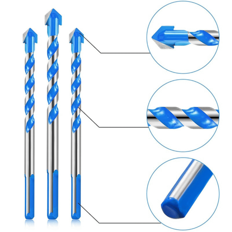 Kit de Brocas Multimaterial com Ponta de Tungstênio