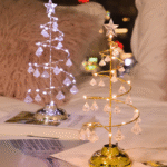 Luminária Árvore de Natal Decorativa de Mesa com Luz de LED