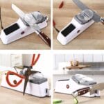 Afiador de Facas Elétrico Profissional Amolador Tesoura Bivolt Usb