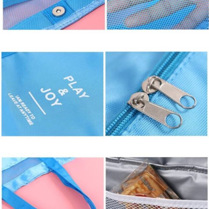 Bolsa de Praia 2 em 1 com Compartimento Térmico Integrado