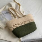 Bolsa de Ombro Feminina em Couro PU com Alça Larga