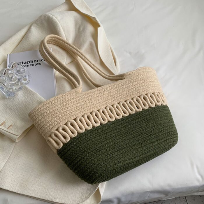 Bolsa de Ombro Feminina em Couro PU com Alça Larga