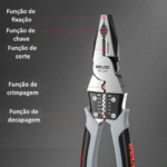Alicate Multifuncional 5 em 1 Profissional de Cromo Vanádio 9