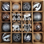 Kit com 42 Bolas de Natal Decoradas para Árvore