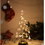 Luminária Árvore de Natal Decorativa de Mesa com Luz de LED
