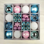 Kit com 42 Bolas de Natal Decoradas para Árvore