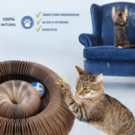Arranhador para Gatos 2 em 1 com Bolinha