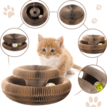 Arranhador para Gatos 2 em 1 com Bolinha