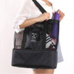 Bolsa de Praia 2 em 1 com Compartimento Térmico Integrado