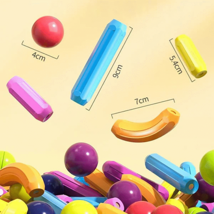 Blocos de Montar Magnéticos Brinquedo Educativo 25 Peças