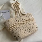 Bolsa de Ombro Feminina em Couro PU com Alça Larga